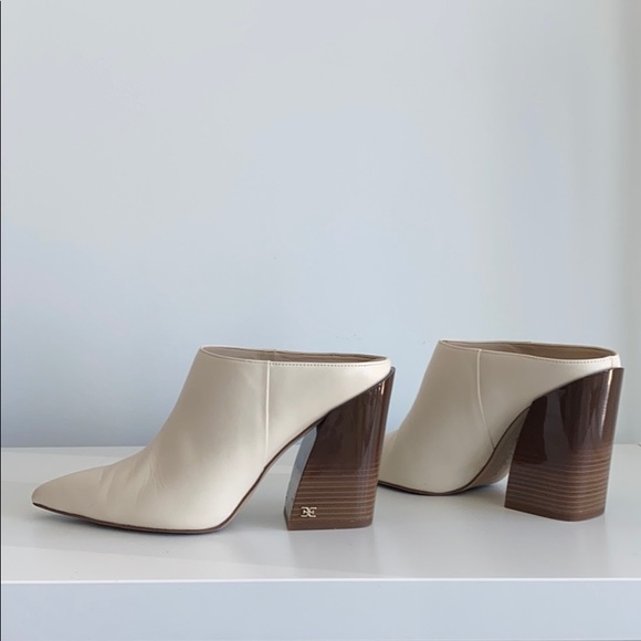 Sam Edelman Cream Mule Clogs - sz 8.5 - Picture 3 of 9